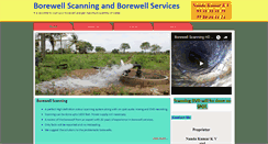Desktop Screenshot of borewellscanning.com